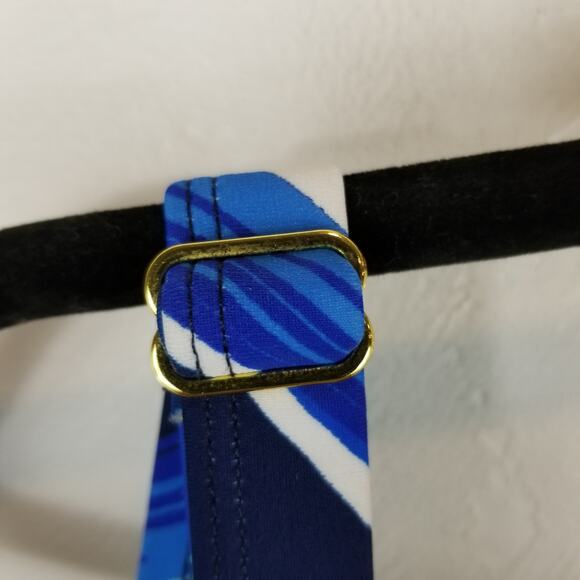 Swimsuits For All Women's Blue Green Tankini Top Size 32 5X - Picture 7 of 8